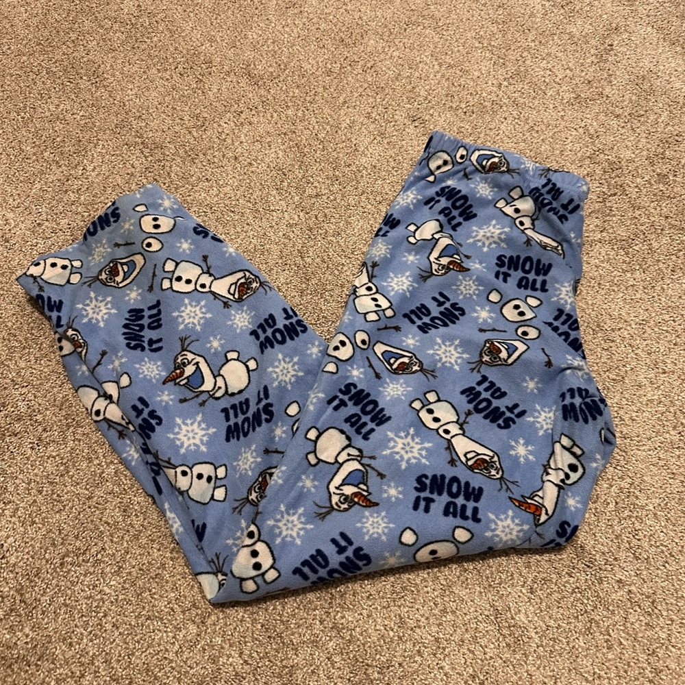Blue Disney Frozen Pajama Pants